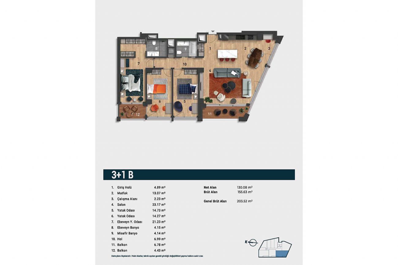 Polat Akatlar Floor Plans, Real Estate, Property, Turkey