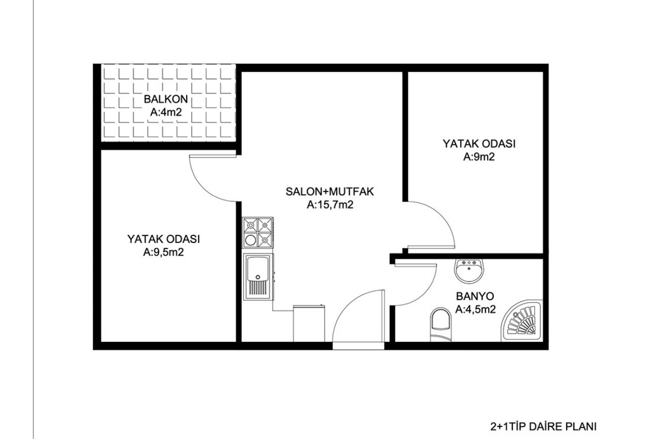 Summer House Floor Plans, Real Estate, Property, Turkey