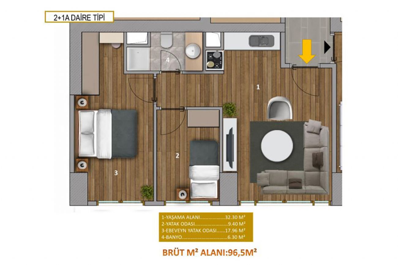 Kalamış Adalar Floor Plans, Real Estate, Property, Turkey