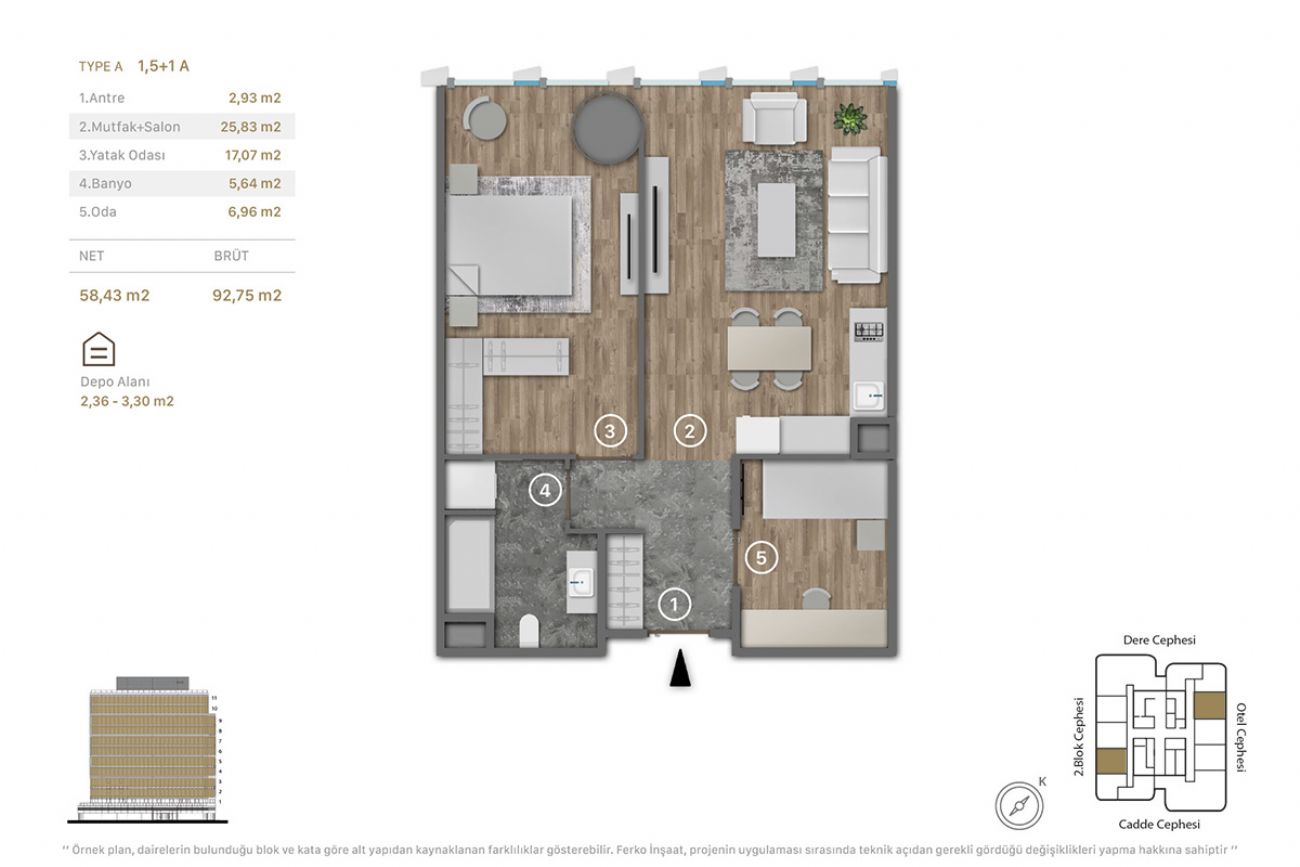 Ferkoline Residence Floor Plans, Real Estate, Property, Turkey