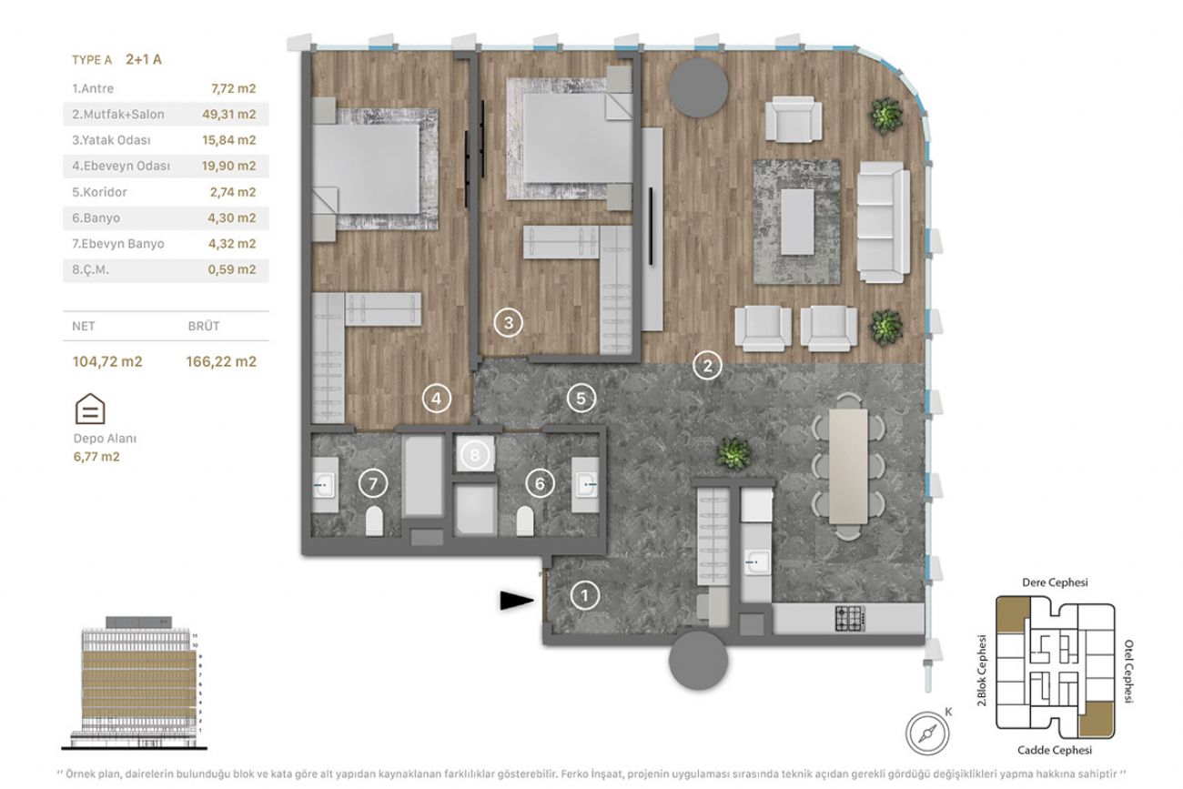 Ferkoline Residence Floor Plans, Real Estate, Property, Turkey