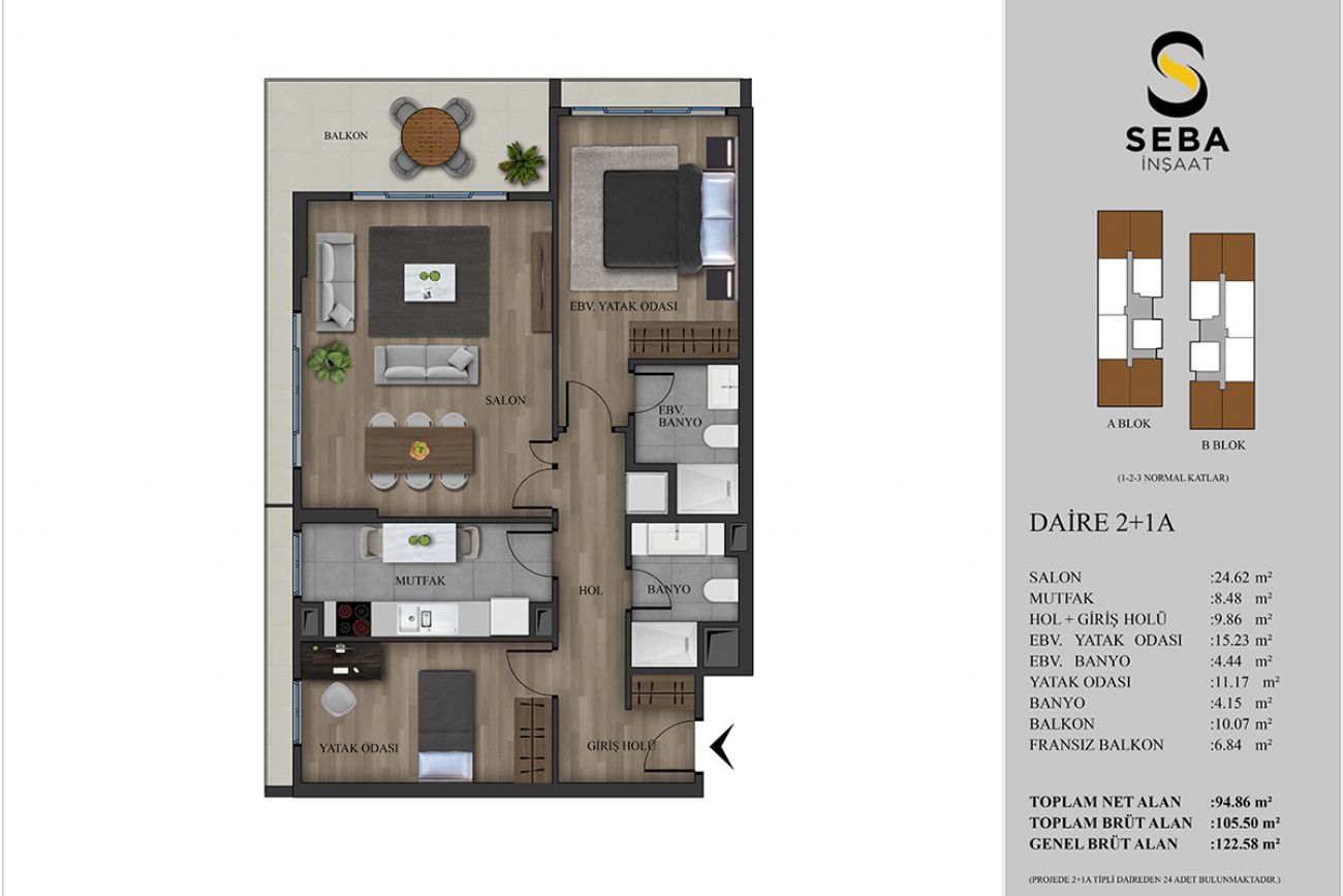 Seba Nest Kağıthane Floor Plans, Real Estate, Property, Turkey