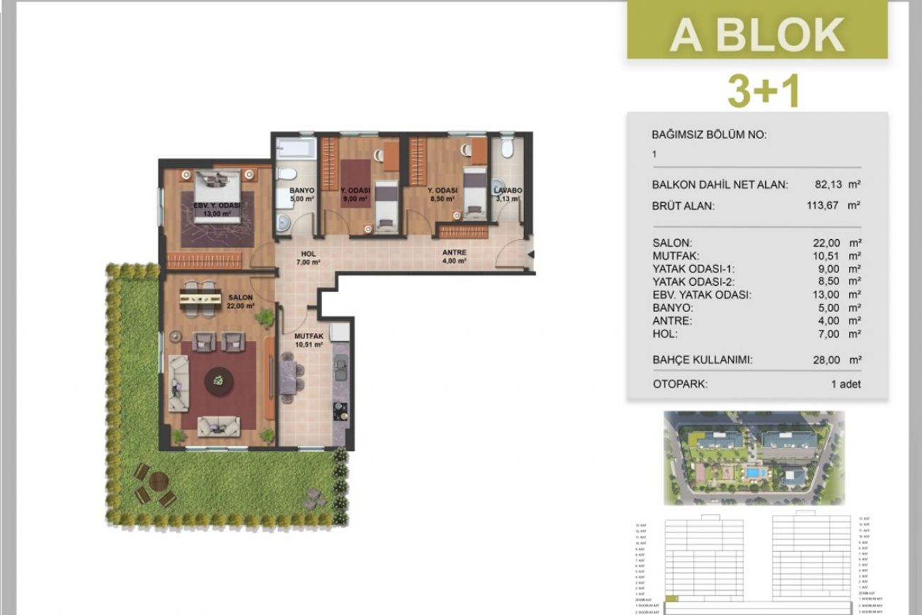 Kartal Loft Floor Plans, Real Estate, Property, Turkey