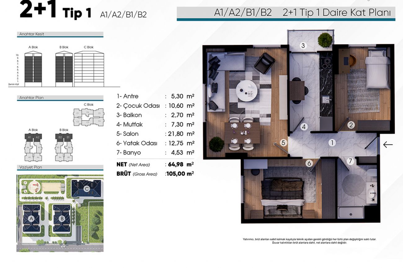 Green Life Floor Plans, Real Estate, Property, Turkey