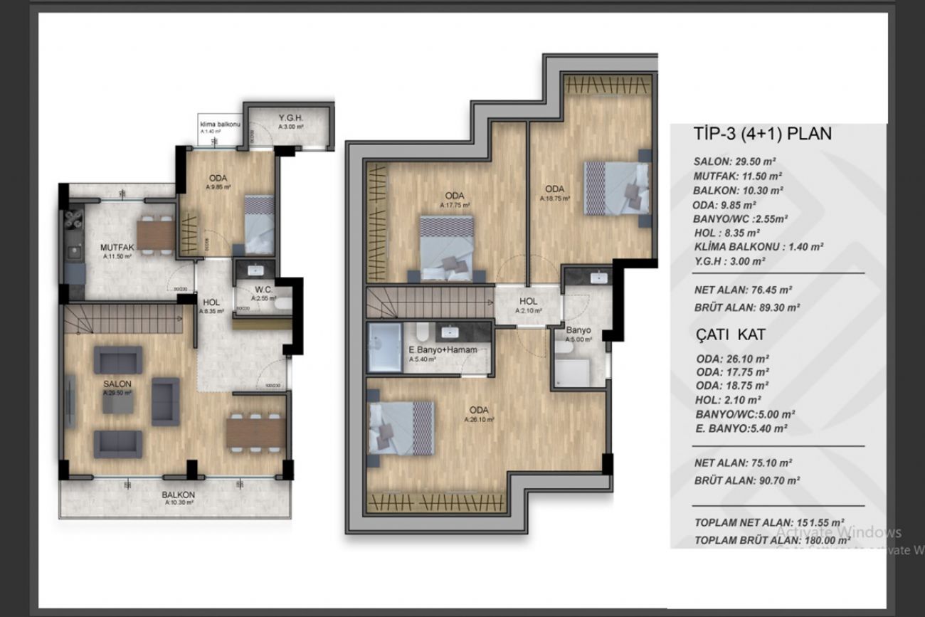 Emek Park 2 Floor Plans, Real Estate, Property, Turkey