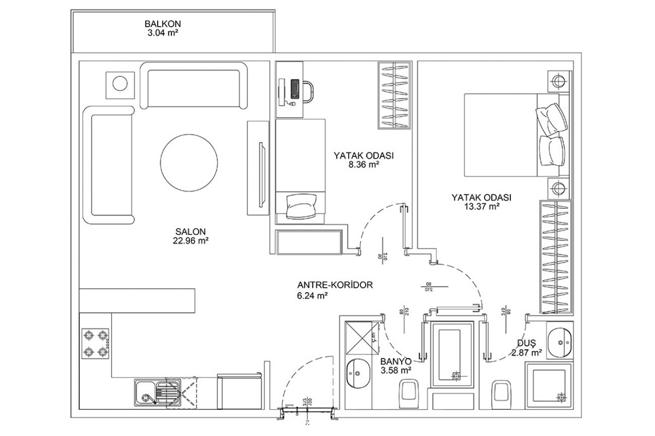 Sega Life Floor Plans, Real Estate, Property, Turkey