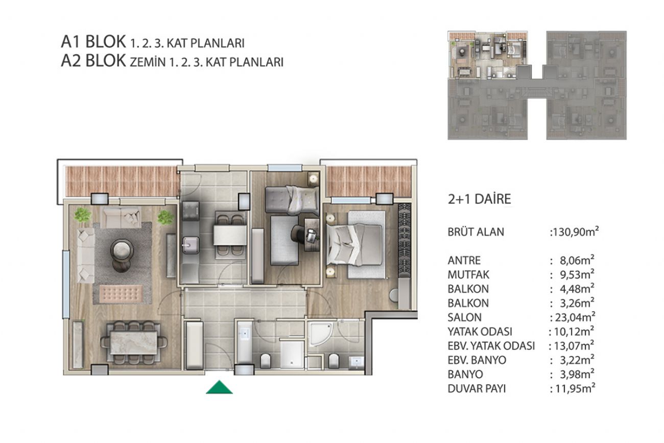 Bey Garden Floor Plans, Real Estate, Property, Turkey