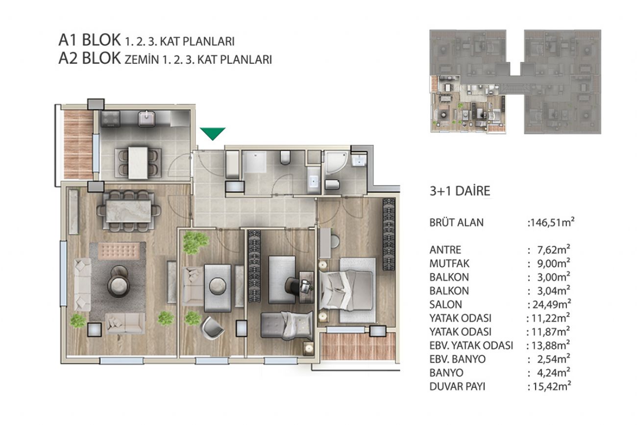 Bey Garden Floor Plans, Real Estate, Property, Turkey