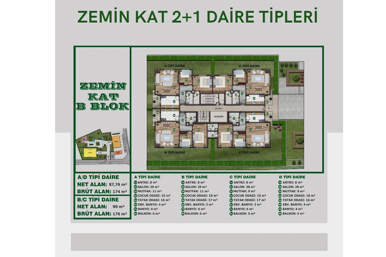 Erkama Park Floor Plans, Real Estate, Property, Turkey