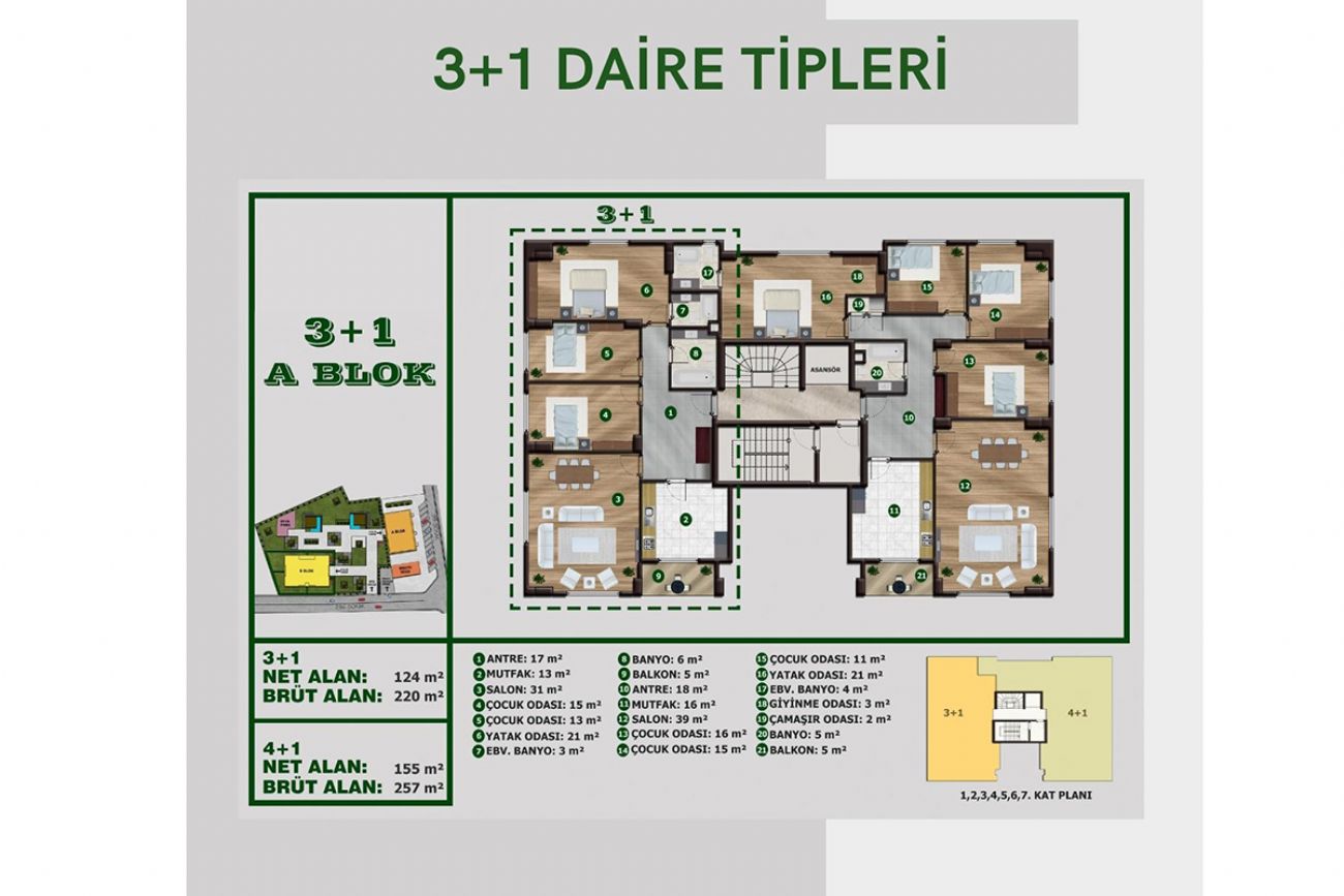 Erkama Park Floor Plans, Real Estate, Property, Turkey