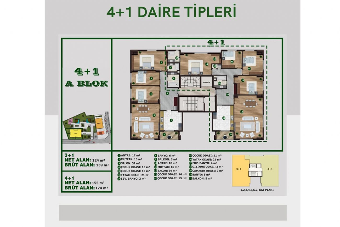 Erkama Park Floor Plans, Real Estate, Property, Turkey