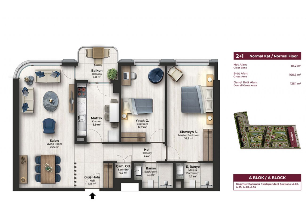 Sinpaş Boulevard Floor Plans, Real Estate, Property, Turkey