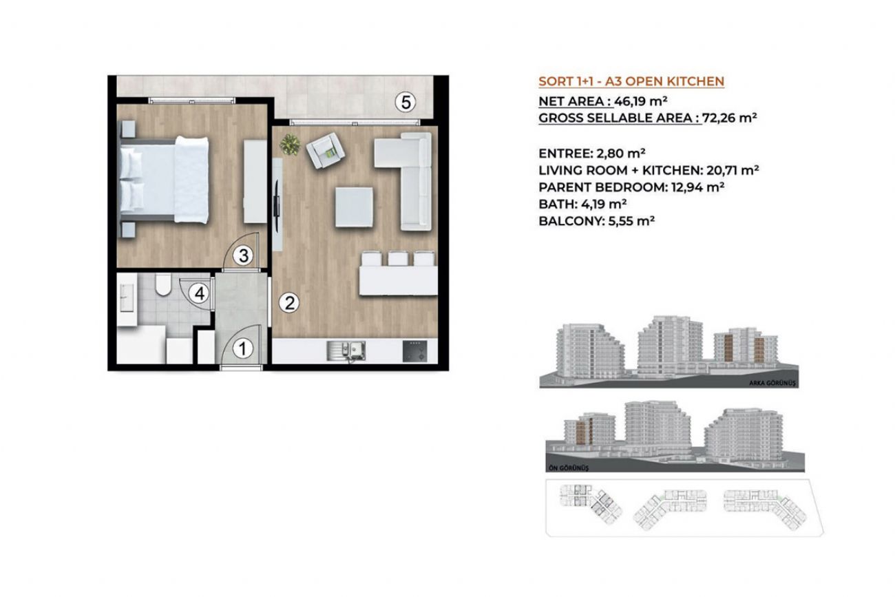 Brand Atakent Floor Plans, Real Estate, Property, Turkey