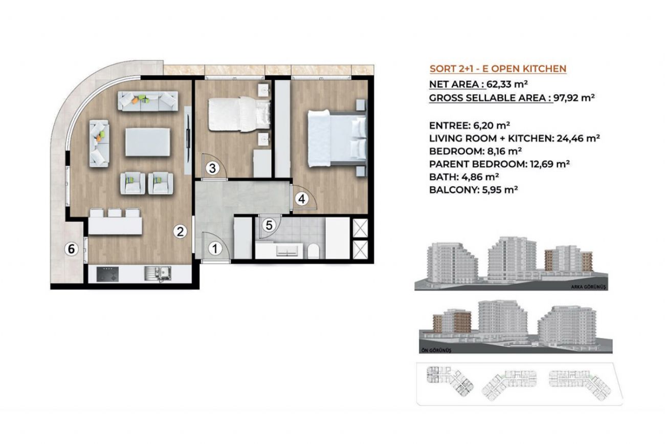 Brand Atakent Floor Plans, Real Estate, Property, Turkey