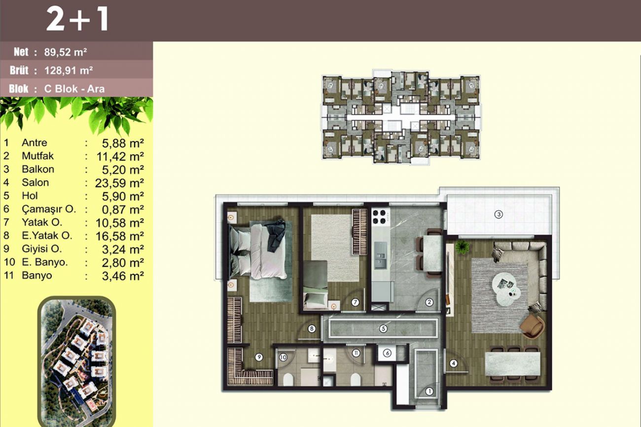 Marmara Koru Floor Plans, Real Estate, Property, Turkey