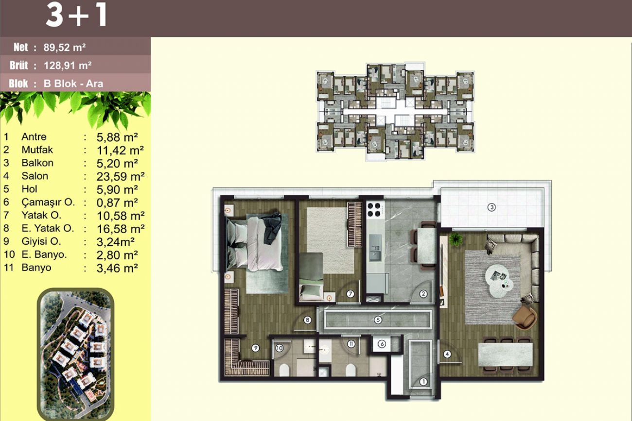 Marmara Koru Floor Plans, Real Estate, Property, Turkey