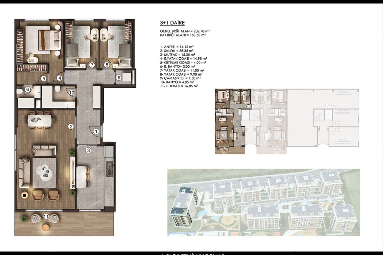 Lotus Koru Beylikdüzü Floor Plans, Real Estate, Property, Turkey