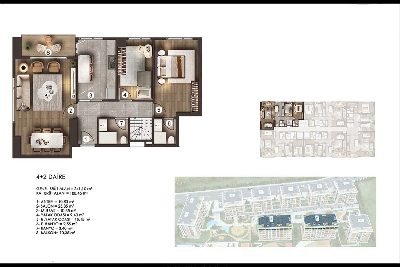 Lotus Koru Beylikdüzü Floor Plans, Real Estate, Property, Turkey