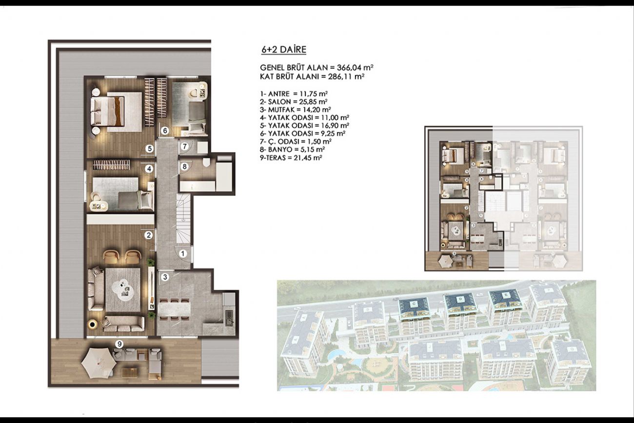 Lotus Koru Beylikdüzü Floor Plans, Real Estate, Property, Turkey