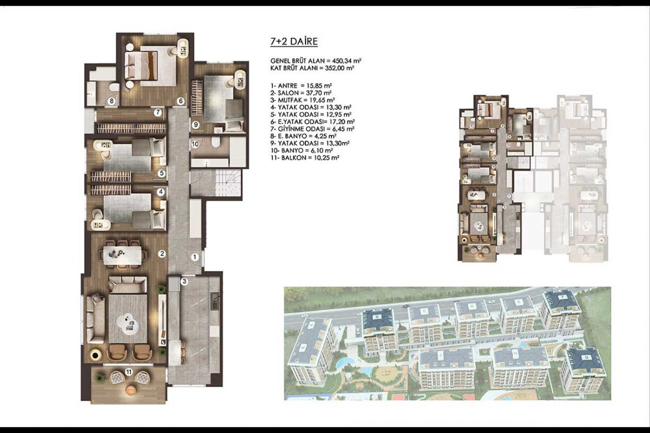 Lotus Koru Beylikdüzü Floor Plans, Real Estate, Property, Turkey