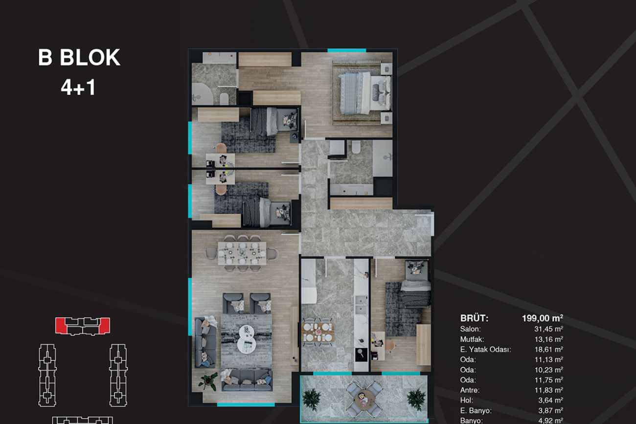 Siltaş Premium Floor Plans, Real Estate, Property, Turkey