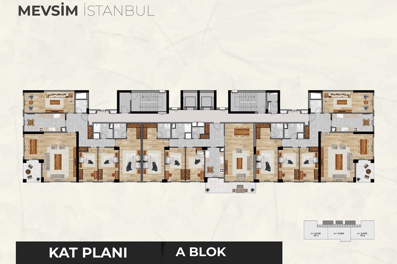 Mevsim İstanbul Başakşehir Floor Plans, Real Estate, Property, Turkey