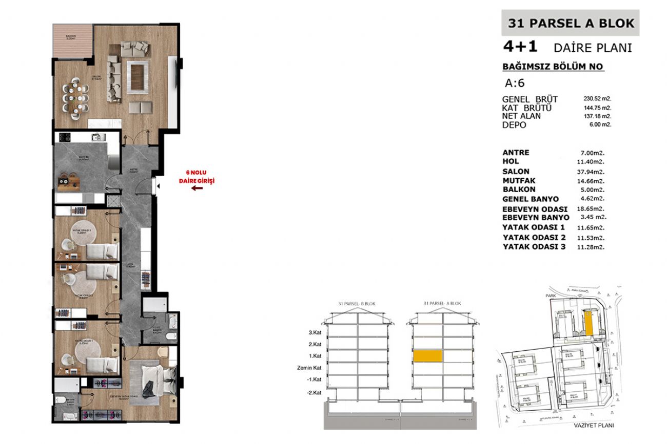 A`la Çamlıca Konakları 2 Floor Plans, Real Estate, Property, Turkey