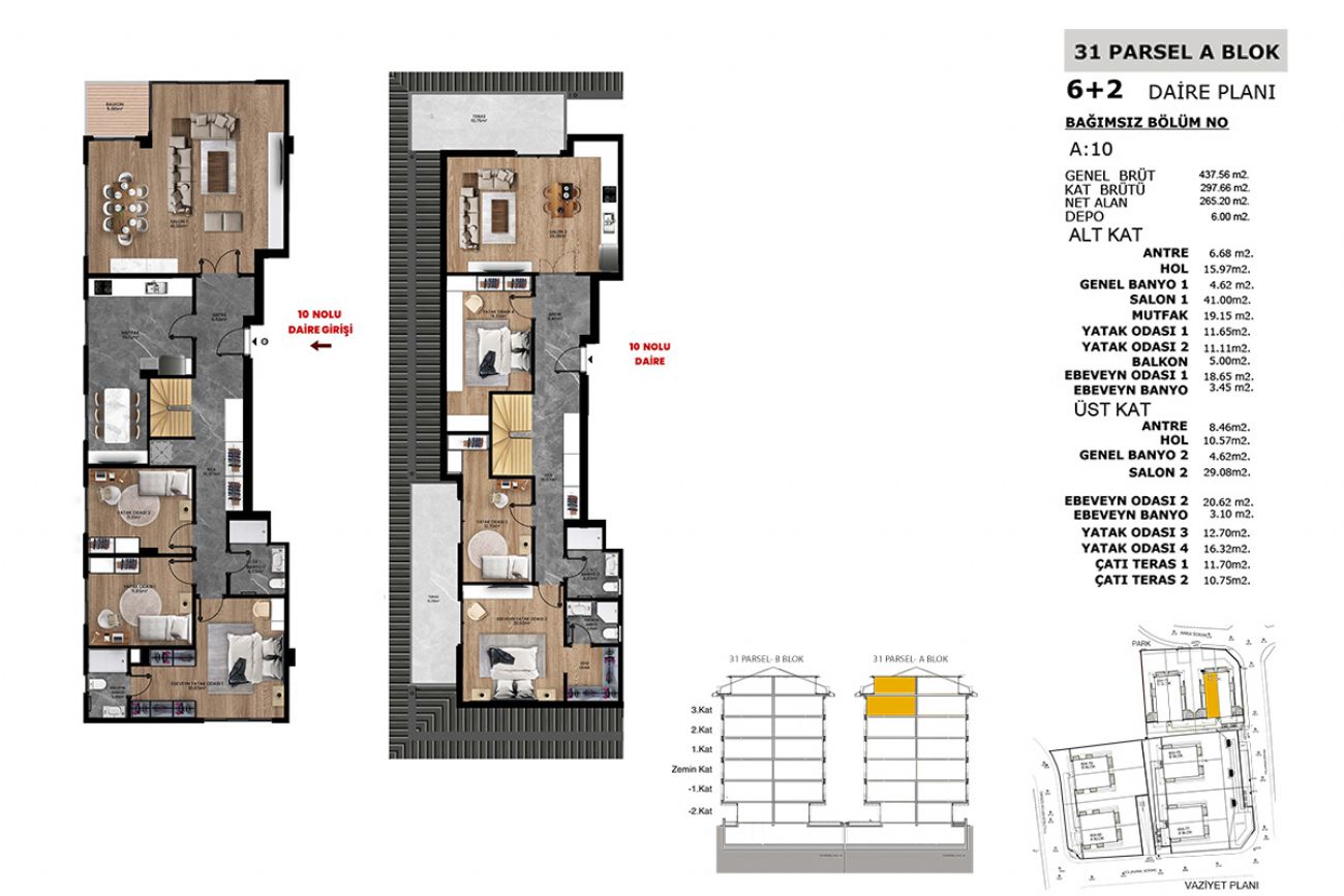 A`la Çamlıca Konakları 2 Floor Plans, Real Estate, Property, Turkey