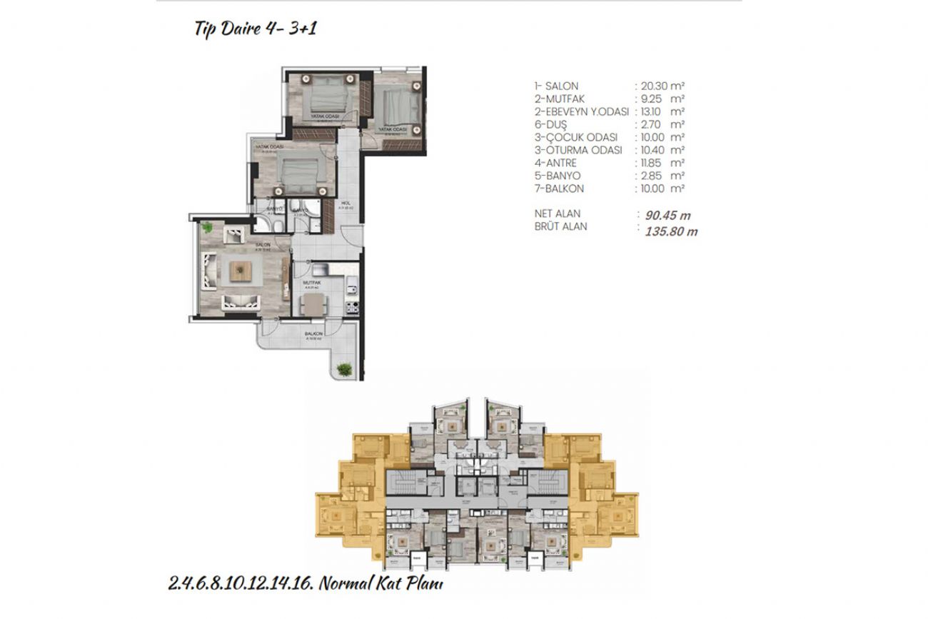 Kılıç Life Maslak Floor Plans, Real Estate, Property, Turkey