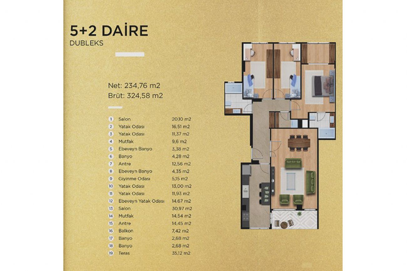 Kılıç Marina Floor Plans, Real Estate, Property, Turkey