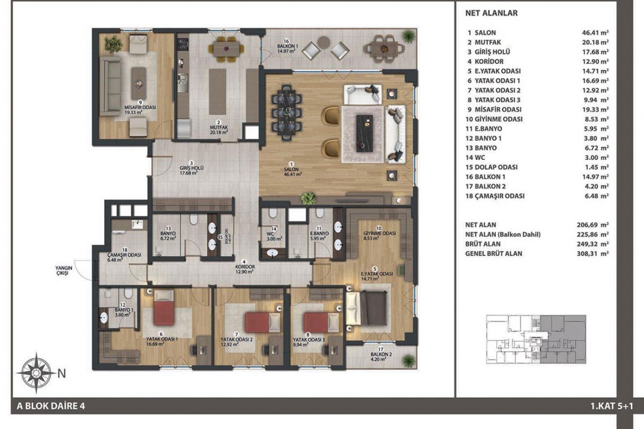 Başakport Floor Plans, Real Estate, Property, Turkey