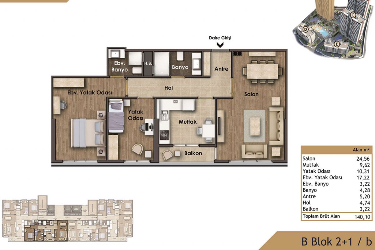 ELLS Kartal Floor Plans, Real Estate, Property, Turkey