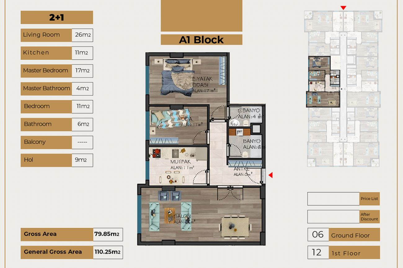 Saray Kent Konakları Floor Plans, Real Estate, Property, Turkey