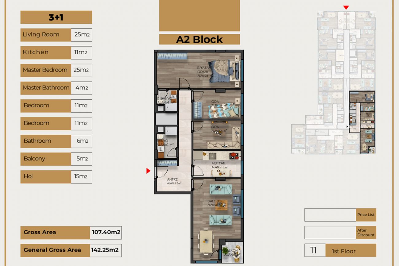 Saray Kent Konakları Floor Plans, Real Estate, Property, Turkey