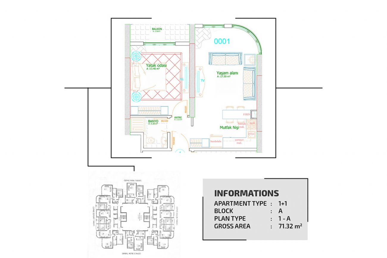 S Towers Floor Plans, Real Estate, Property, Turkey