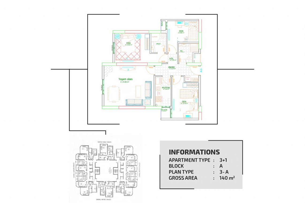 S Towers Floor Plans, Real Estate, Property, Turkey