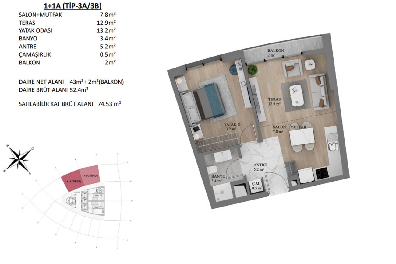 Nanda Tower Floor Plans, Real Estate, Property, Turkey