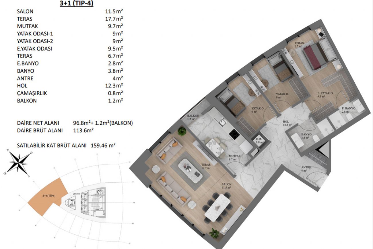 Nanda Tower Floor Plans, Real Estate, Property, Turkey