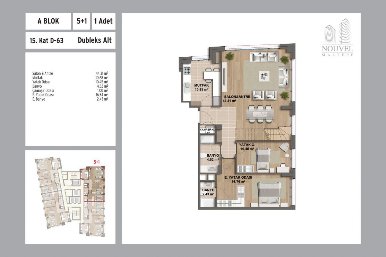 Nouvel Floor Plans, Real Estate, Property, Turkey