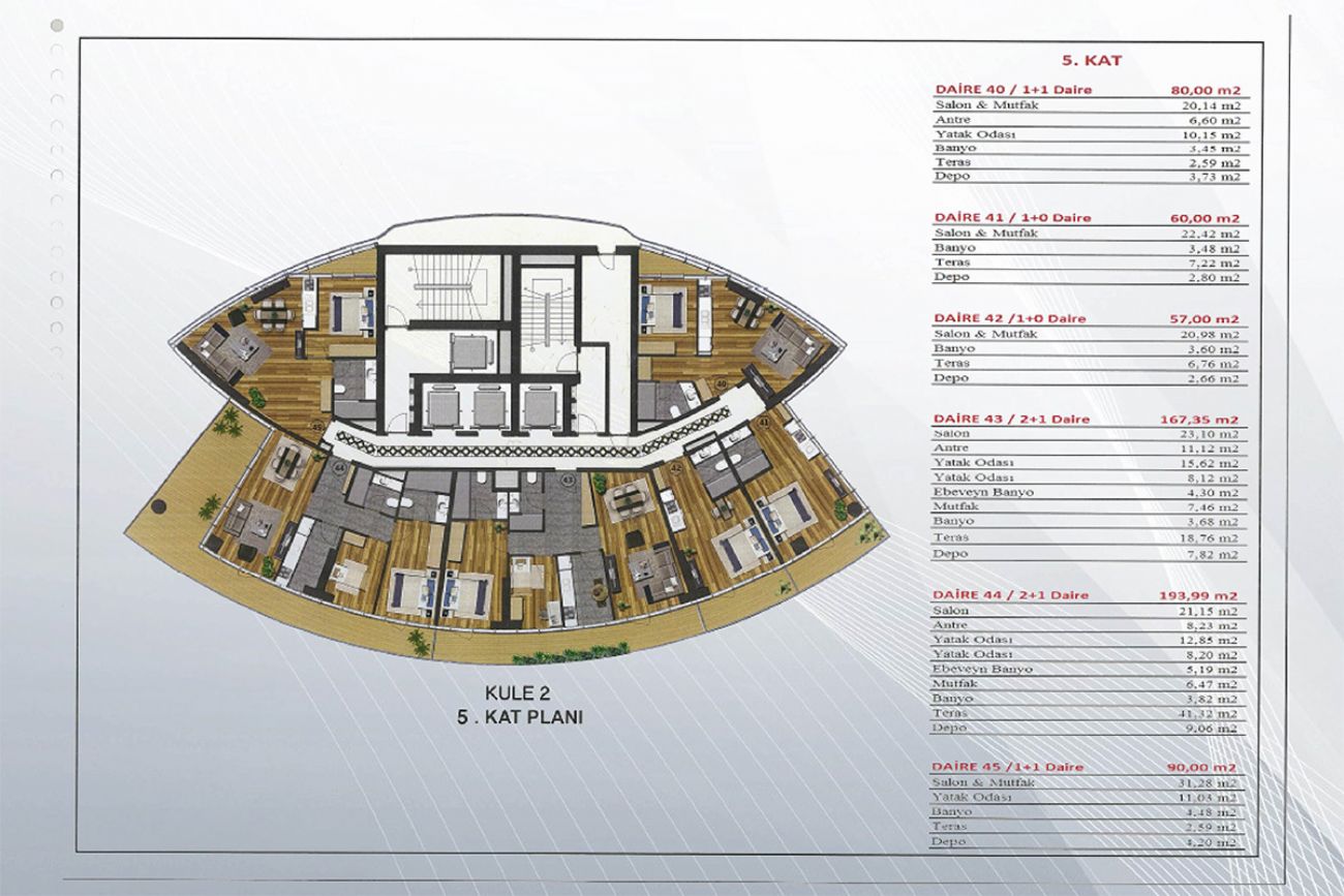 Dap Teras Kule Floor Plans, Real Estate, Property, Turkey