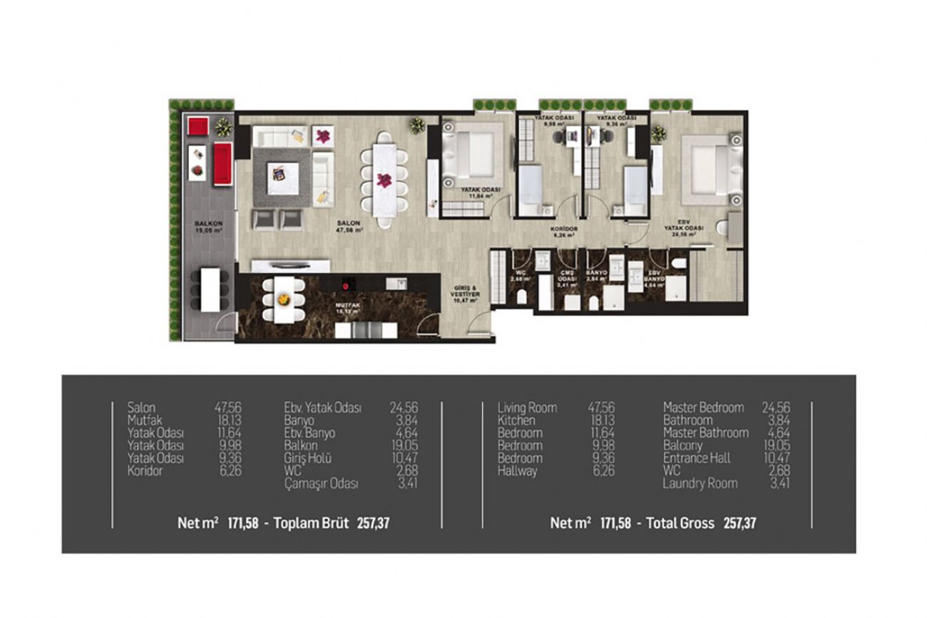 Mina Towers Floor Plans, Real Estate, Property, Turkey