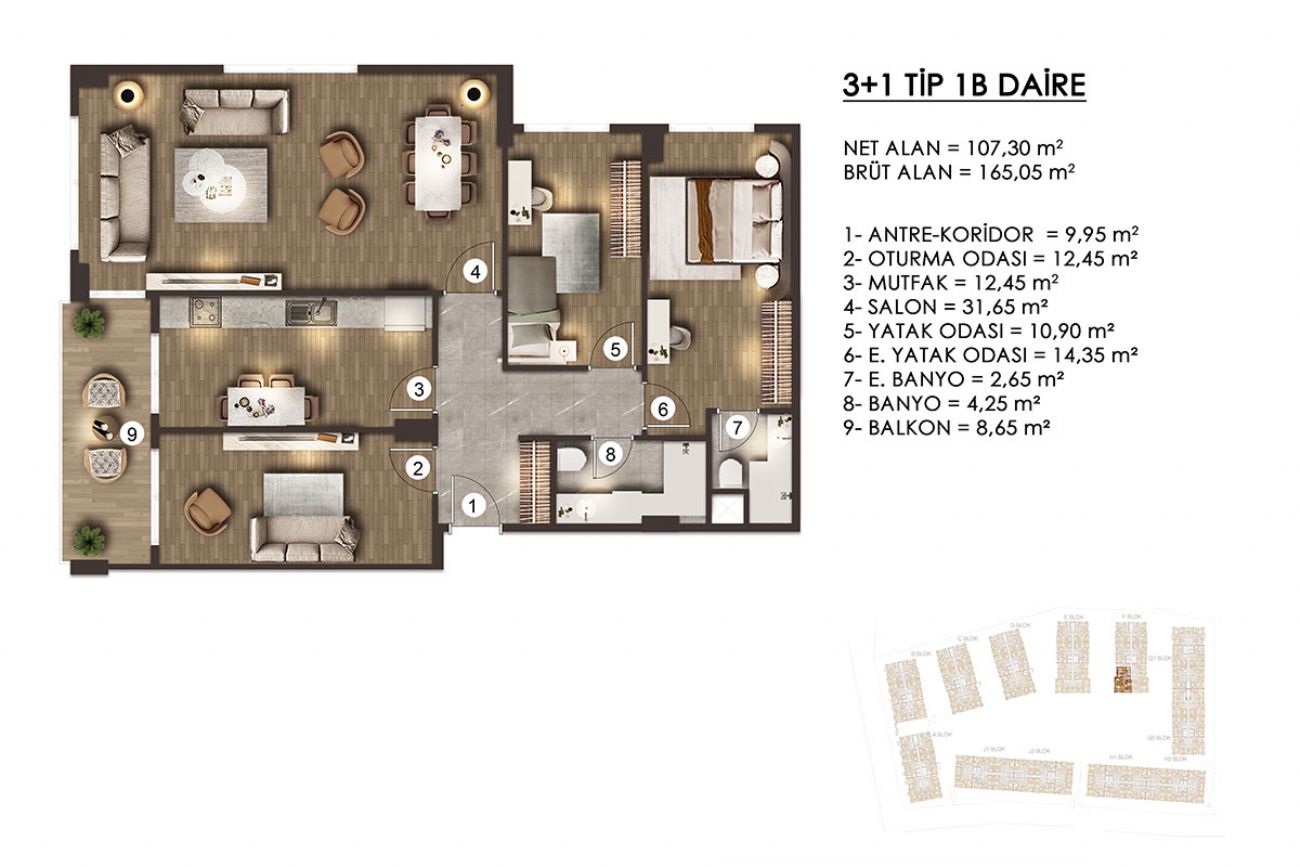 Alya Konutları Floor Plans, Real Estate, Property, Turkey