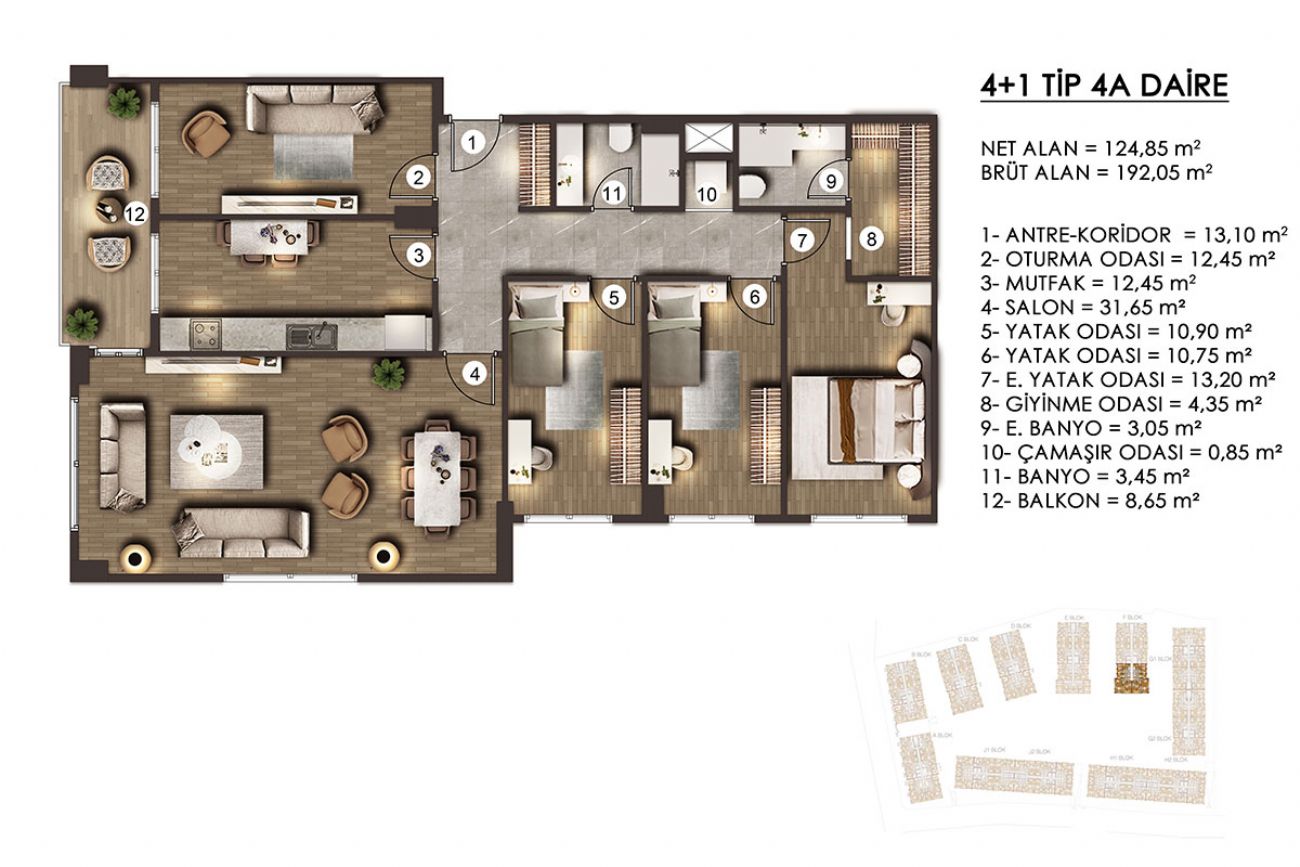 Alya Konutları Floor Plans, Real Estate, Property, Turkey