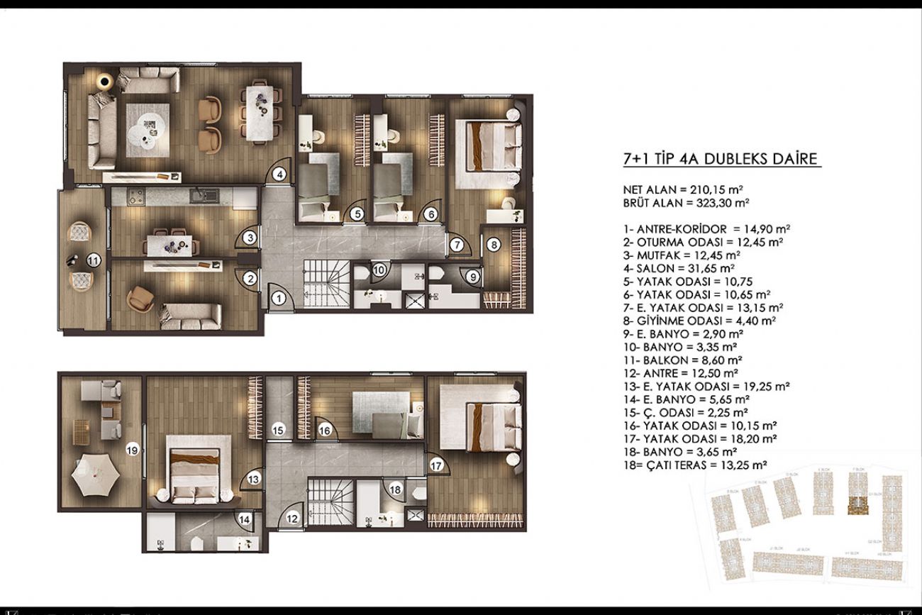 Alya Konutları Floor Plans, Real Estate, Property, Turkey