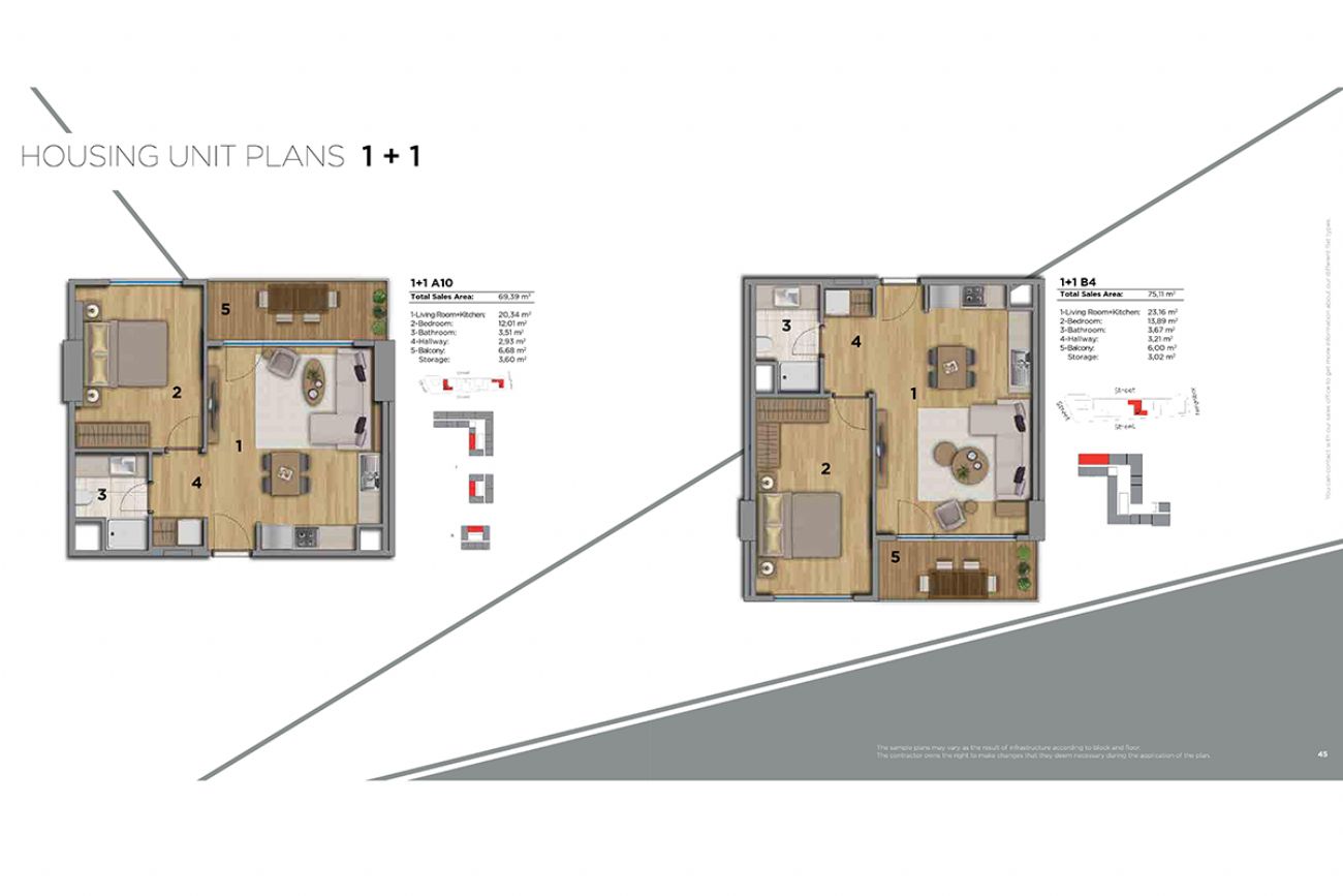 Akzirve Strada Floor Plans, Real Estate, Property, Turkey