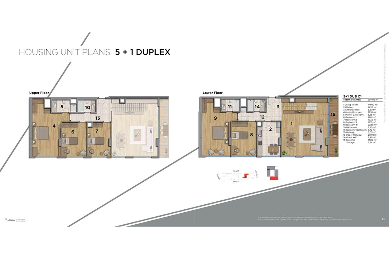 Akzirve Strada Floor Plans, Real Estate, Property, Turkey