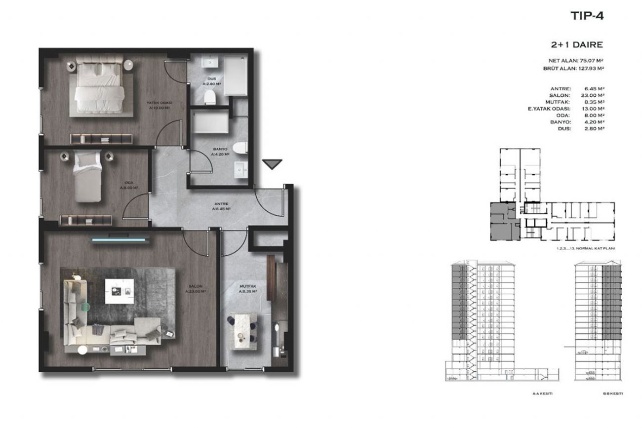 West Pearl Floor Plans, Real Estate, Property, Turkey