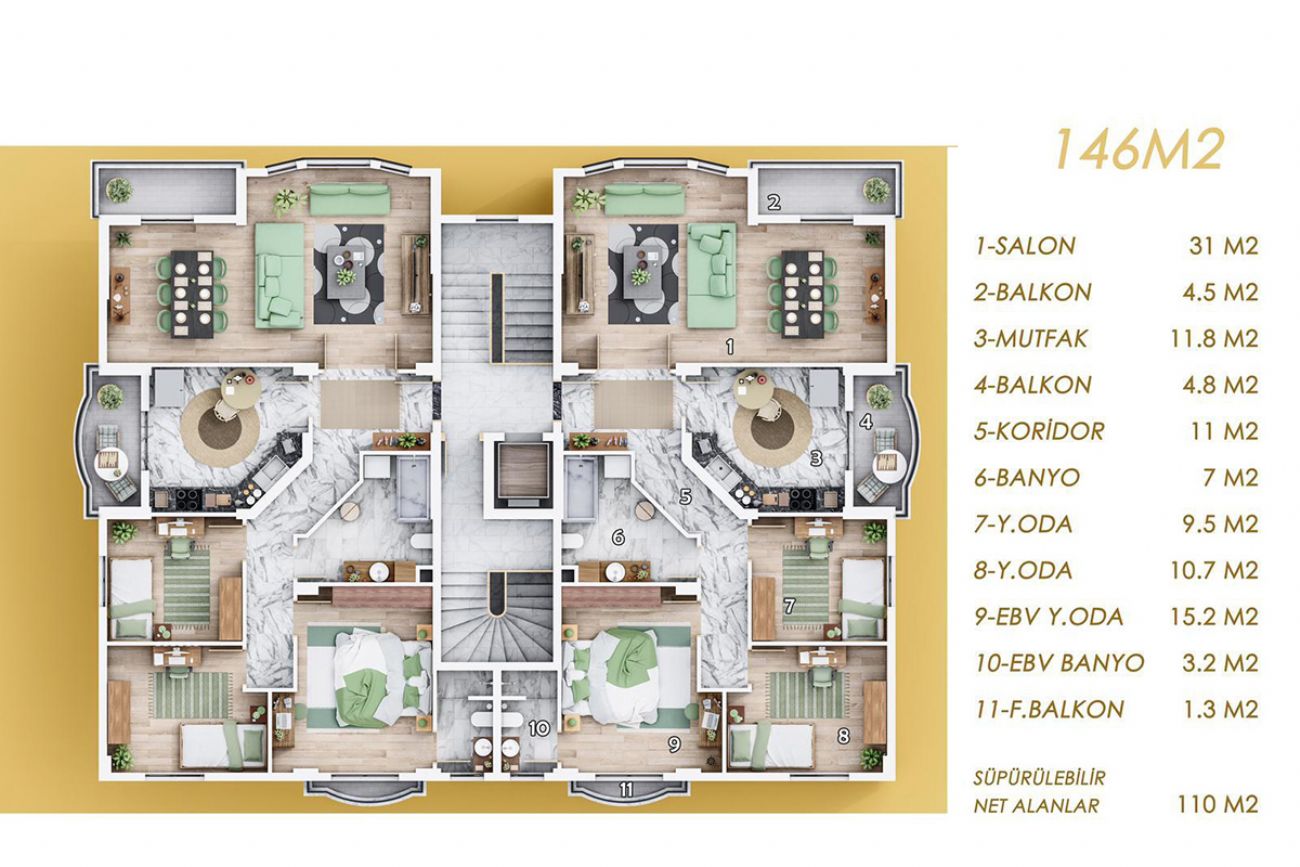 Taşpınar Airport Evleri Floor Plans, Real Estate, Property, Turkey