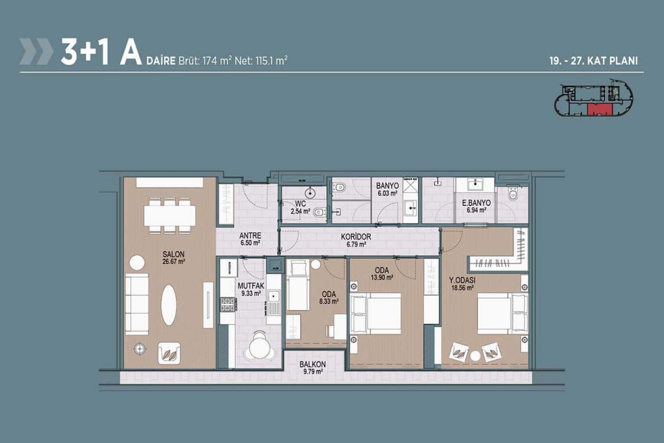 Polat Tower Floor Plans, Real Estate, Property, Turkey