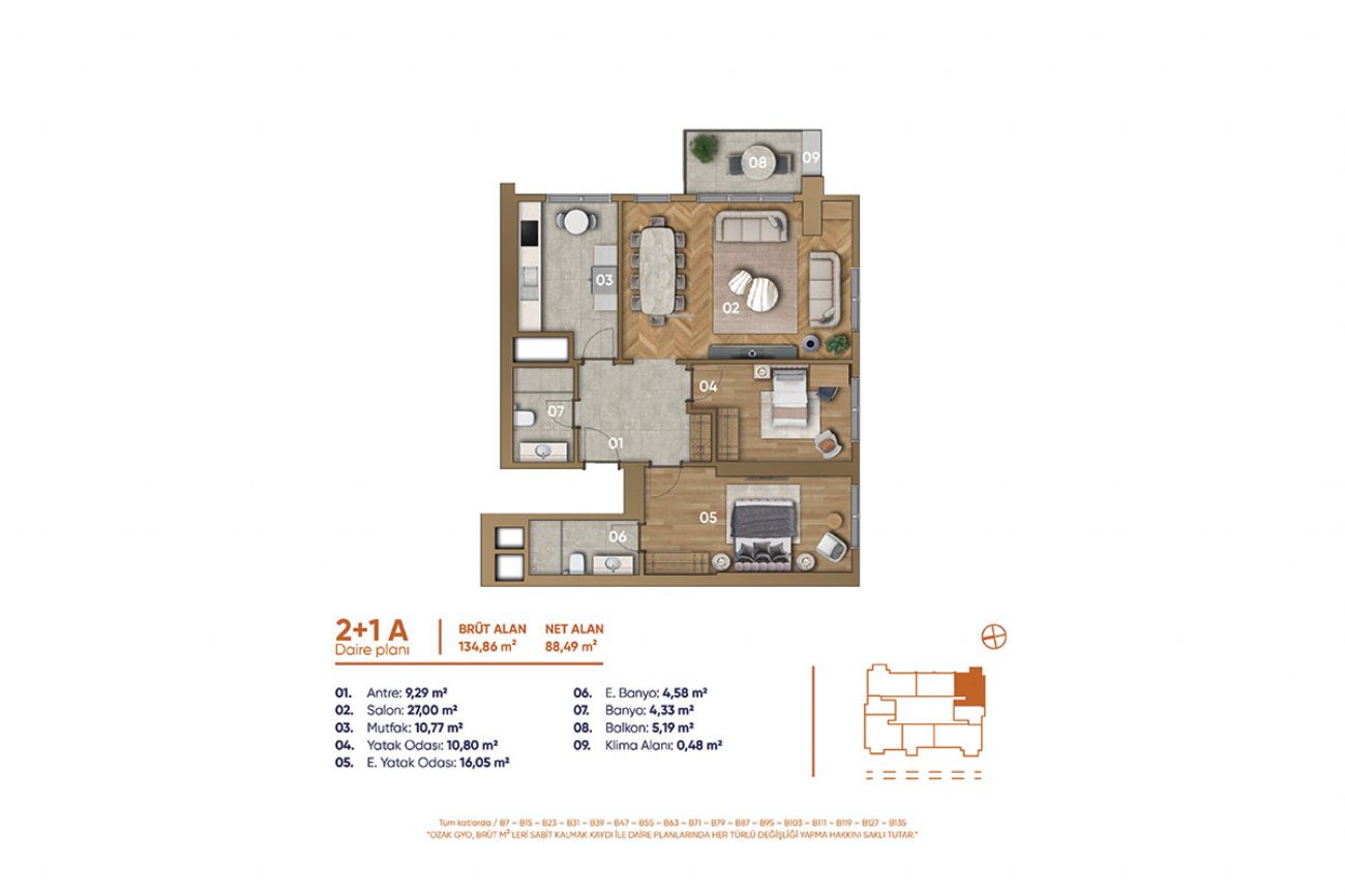 Hayat City Floor Plans, Real Estate, Property, Turkey